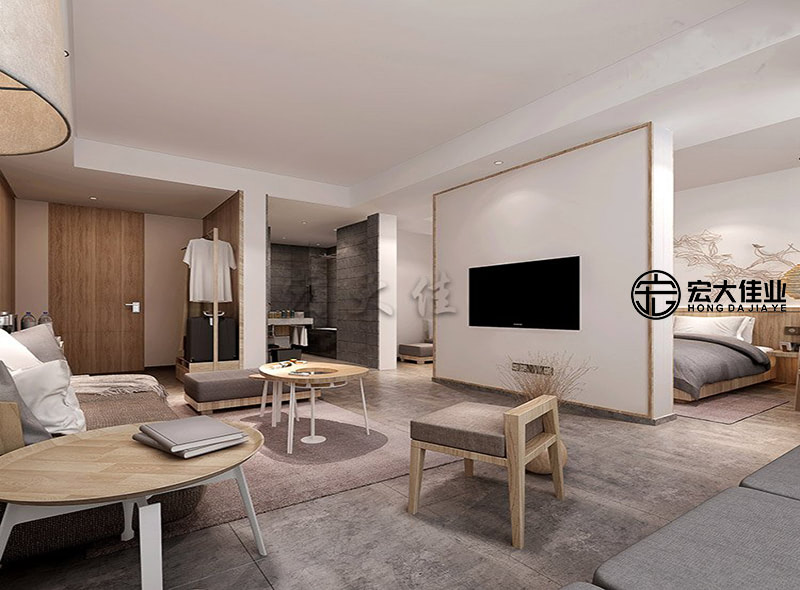 原宿风酒店装修效果图