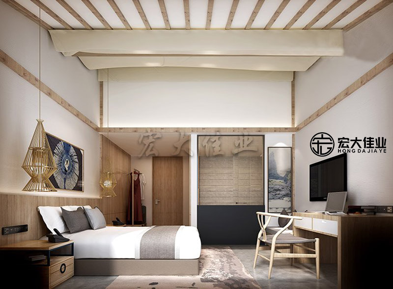 原宿风酒店装修效果图